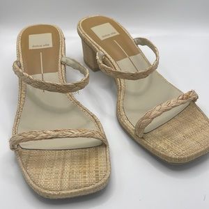 Dolce Vita raffia sandals